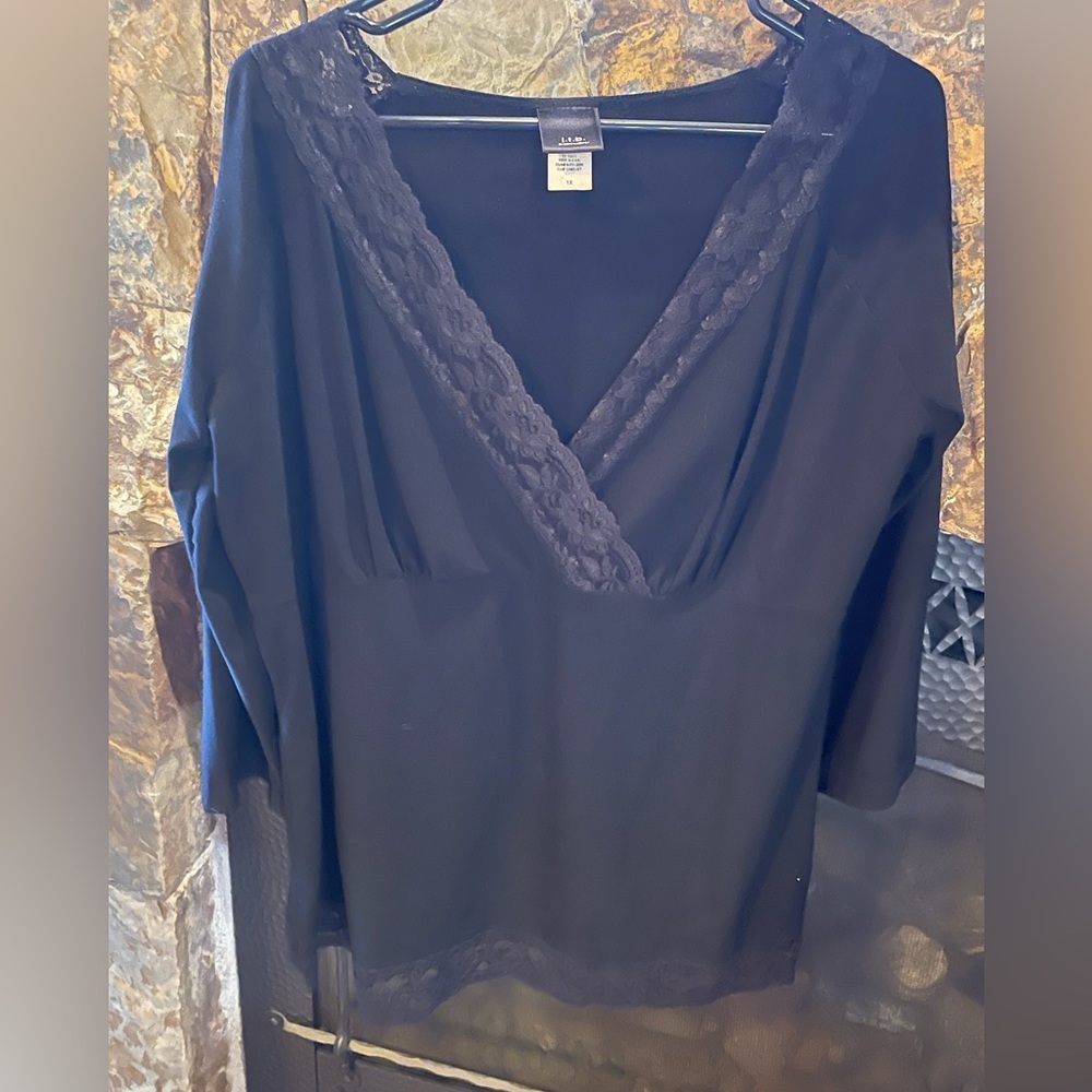 J.t.b. Knit black sweater 1x